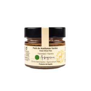 Paté de aceituna verde de ARBEQUINA MAS DELS CASTELLANS Calaceite Aragón Bons Olis