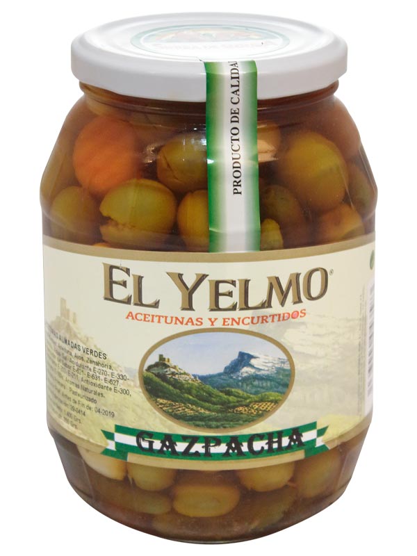 Aceitunas Gazpachas EL YELMO 550g Jaén Andalucía Bons Olis
