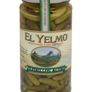 Pepinillos EL YELMO 350g Puerta de Segura Andalucía Bons Olis