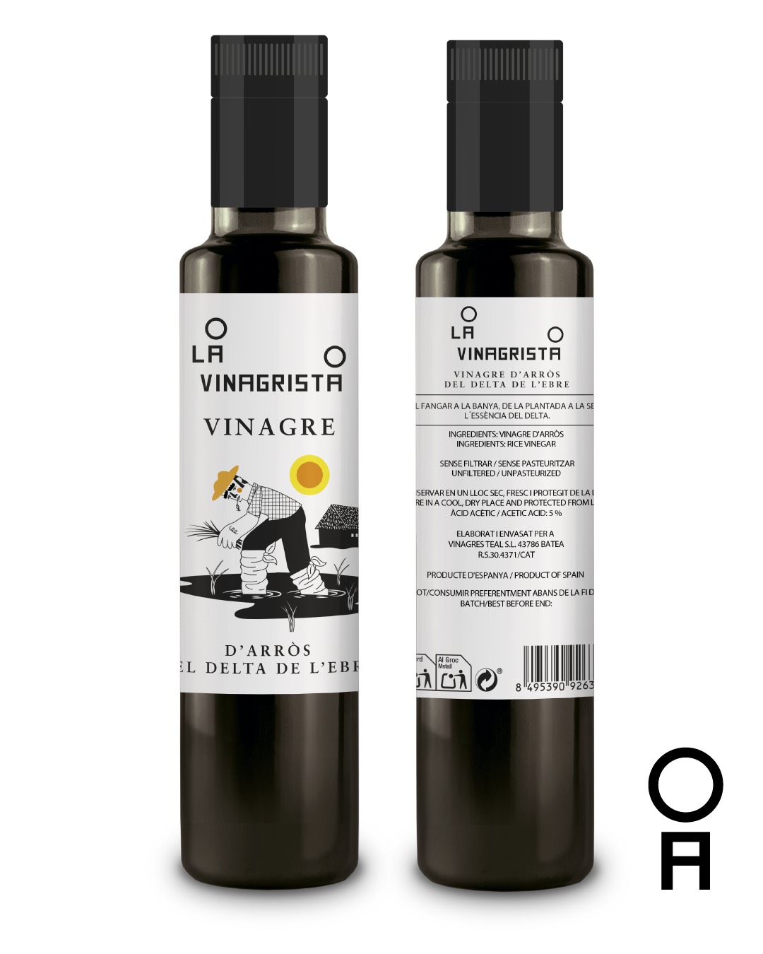 VINAGRE DE ARROZ LA VINAGRISTA Terres de l'Ebre Tarragona Bons Olis