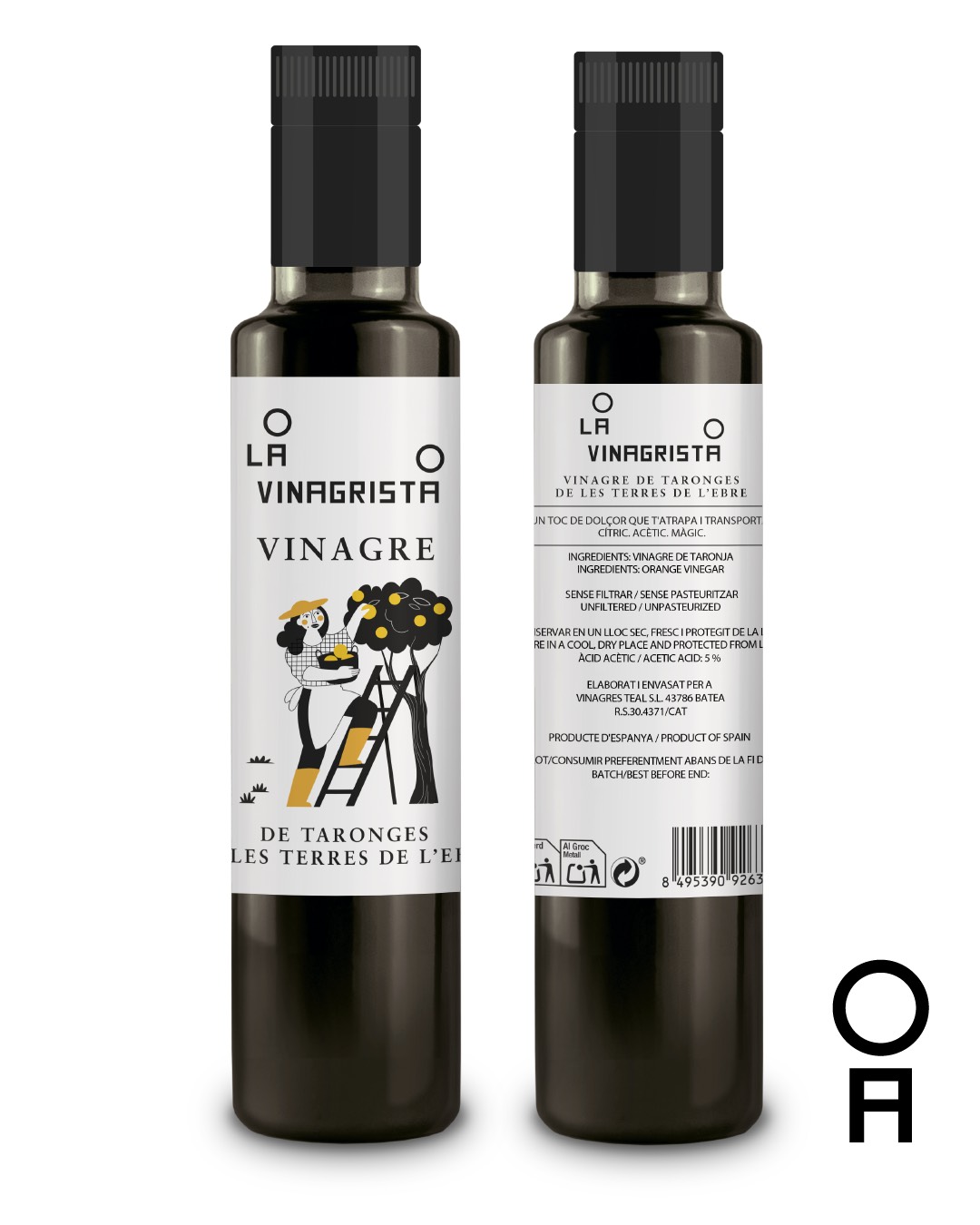 VINAGRE DE NARANJA LA VINAGRISTA Ebro Tarragona Bons Olis