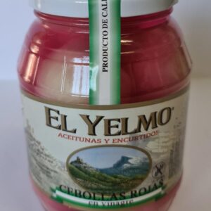 Cebollas Rojas en vinagre 450g EL YELMO Puerta de Segura Andalucía Bons Olis