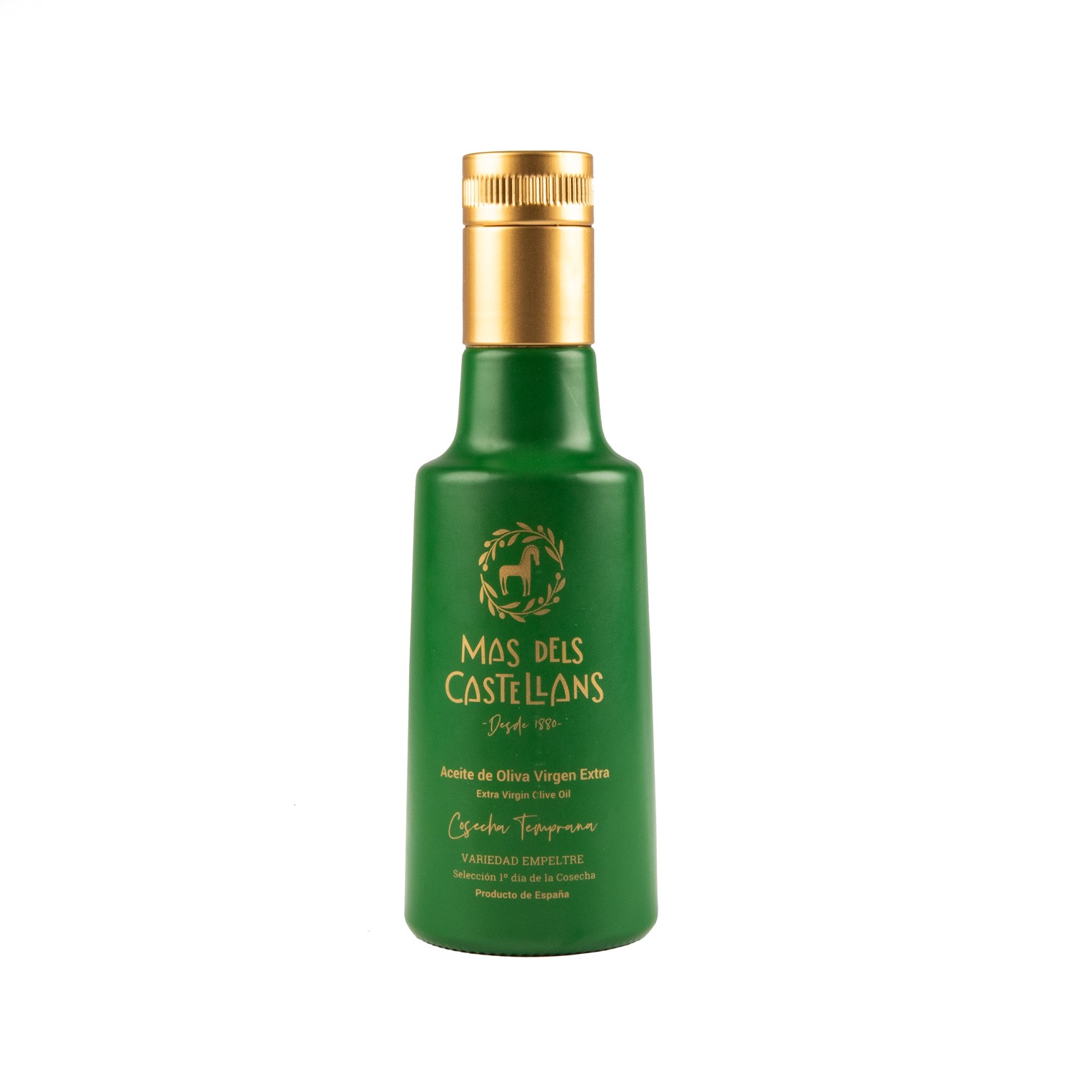 Aceite de Oliva Virgen Extra Cosecha Temprana Castellans Empeltre Temprano 1/4 Calaceite Aragón