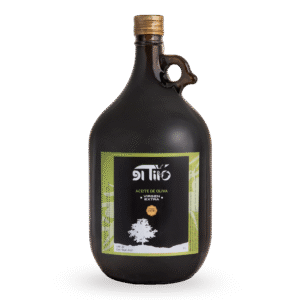 Aceite de Oliva Virgen Extra Extracción en frío El Tilo vidrio 3L Cornicabra Castañar de Ibor Cáceres