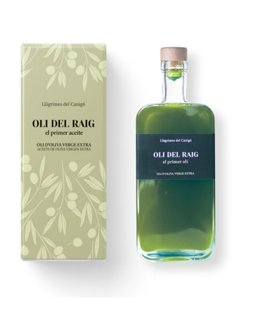 Aceite de Oliva Virgen Extra Extracción en frío CANIGOOIL cosecha temprana Cataluña Argudell