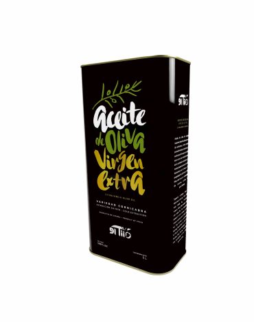 Aceite de Oliva Virgen Extra Extracción en frío CORNICABRA EL TILO 5L Castañar de Ibor Extremadura