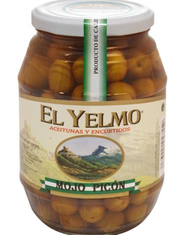 Aceitunas/olivas Mojo Picón EL YELMO 550g Andalucía Bons Olis