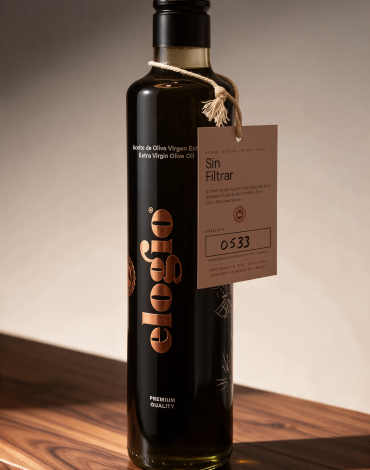 Aceite de Oliva Virgen Extra AOVE Sin Filtrar Extracci&oacute;n en fr&iacute;o ELOGIO Ja&eacute;n Andaluc&iacute;a