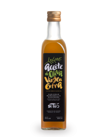 Aceite de Oliva Virgen Extra Manzanilla Cacere&ntilde;a Sin Filtrar El Tilo Casta&ntilde;ar de Ibor C&aacute;ceres Extremadura