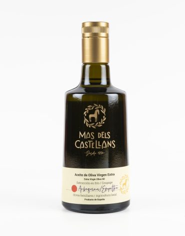 Huile d'Olive Vierge Extra Extraction à froid MAS DELS CASTELLANS Assemblage 0,50L Récolte Précoce Matarraña Aragon