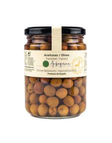 Aceitunas ARBEQUINAS MAS DELS CASTELLANS Calaceite Aragón Bons Olis