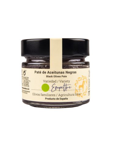 Paté negro de aceitunas EMPELTRE MAS DELS CASTELLANS Calaceite Aragón Bons Olis