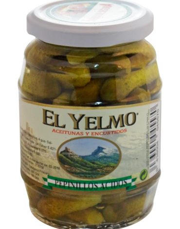 Pepinillos 180g EL YELMO Jaén Andalucía Bons Olis